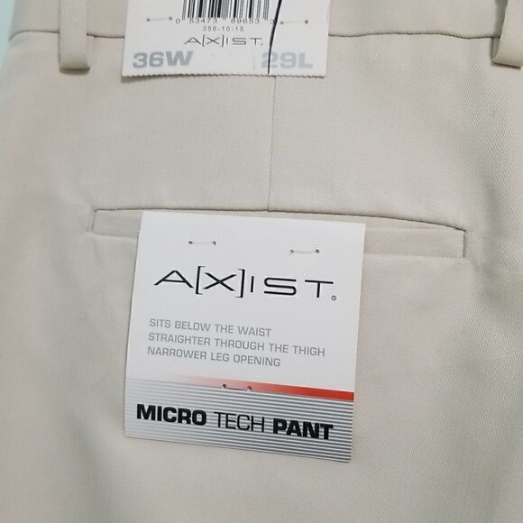 Axist creamish tan dress pants. Size 36/29. New. - Picture 4 of 4